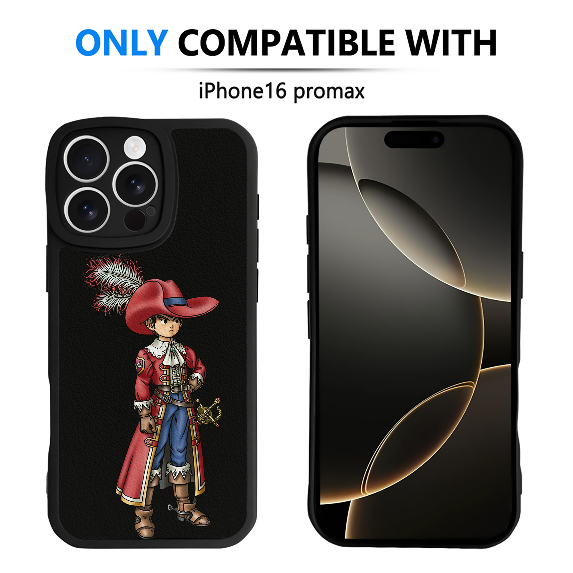 （画像用） ドラゴンクエスト Doragon Kuesuto Dragon Quest 【iPhone 16シリーズ対応】シリコンスマホケース（レザー調） 材質：シリコン